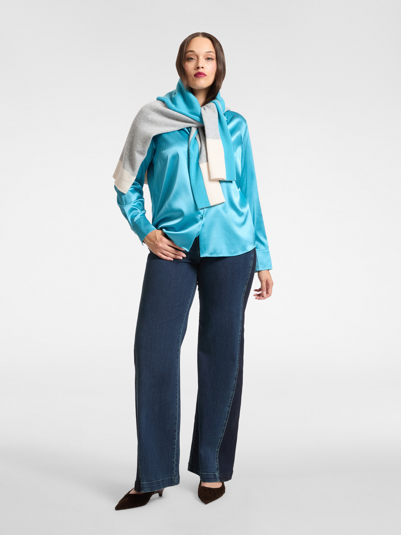 Camicia in seta stretch image number 2