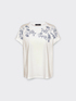 T-shirt with floral embroidery image number 4