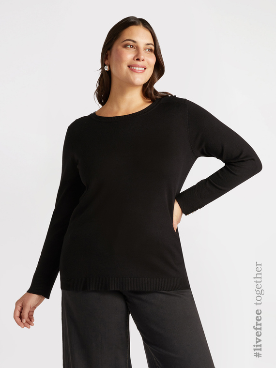 Pullover mit Viskose LENZING™ ECOVERO™