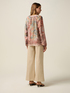 Paisley print voile blouse image number 1