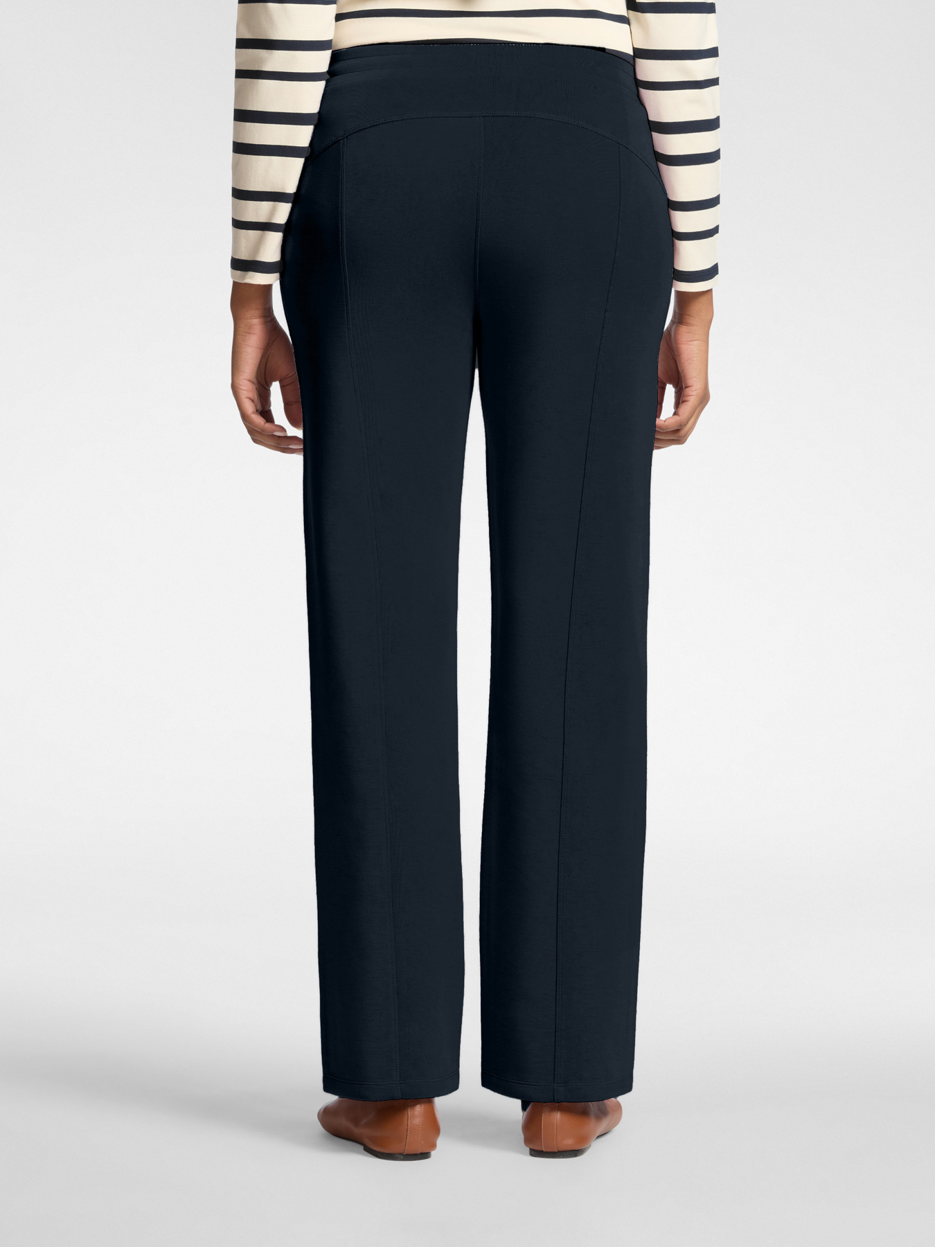 Palazzo pants in scuba image number 1