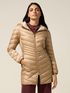 Lightweight midi down jacket with hood image number 0