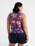 Printed top with ruffles image number 1