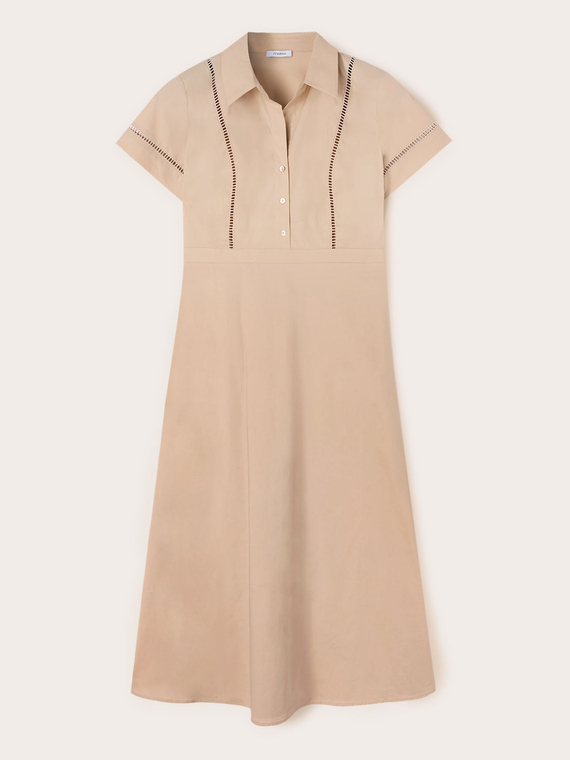 Vestito chemisier con ajouré