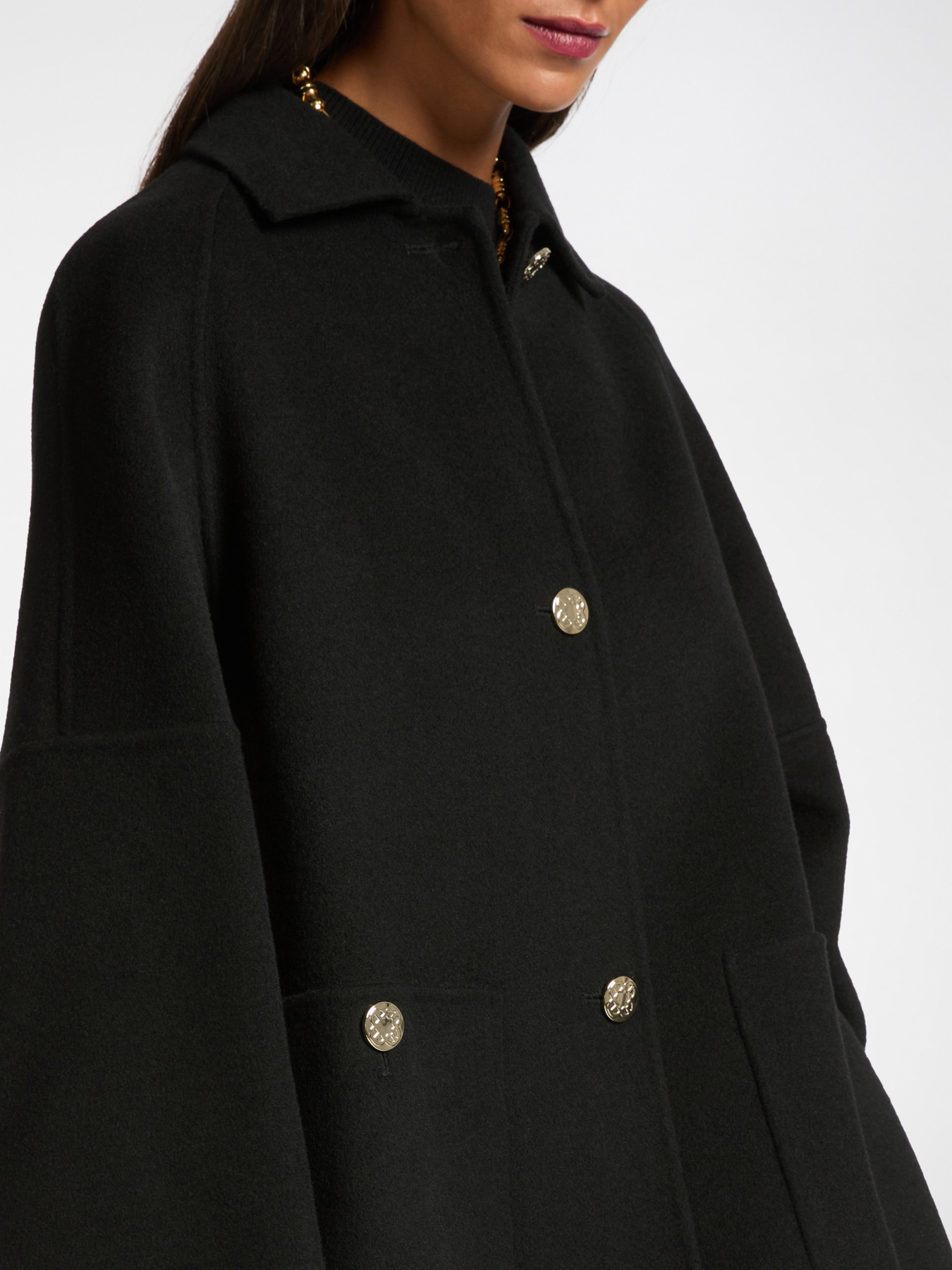 Double-fabric coat image number 3