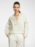 Blouse with ethnic embroidery image number 0