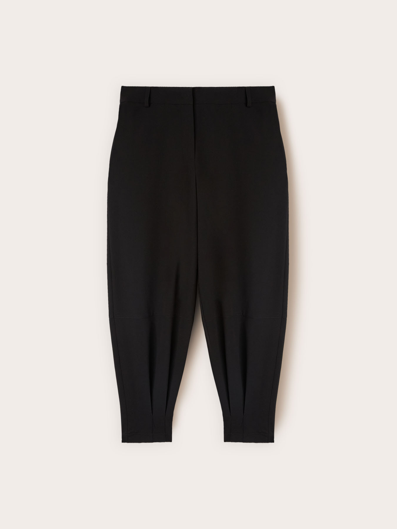 Pantaloni carrot con polsino sul fondo image number 4