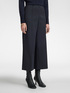Cropped trousers in stretch jacquard image number 2