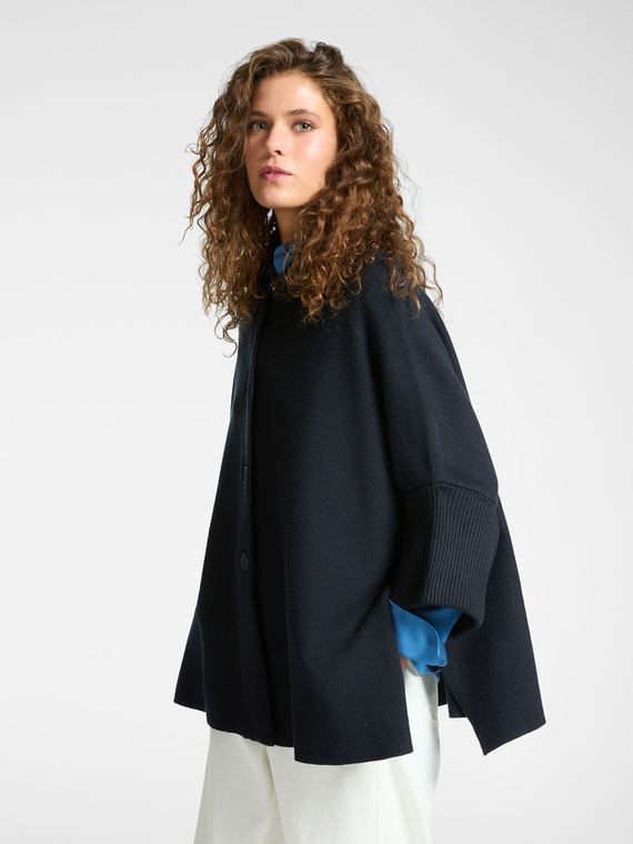 Knitted cape