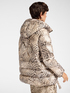 Animal print down jacket image number 1