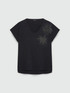 T-Shirt mit Blumenstickerei image number 4