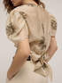 Bestickte Bluse mit Ballonärmeln image number 3
