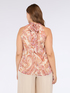 Top mit Paisley-Druck aus Crêpe image number 1