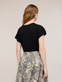 T-shirt with floral embellishments image number 1