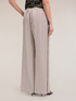 Pantalon palazzo en twill de viscose image number 1