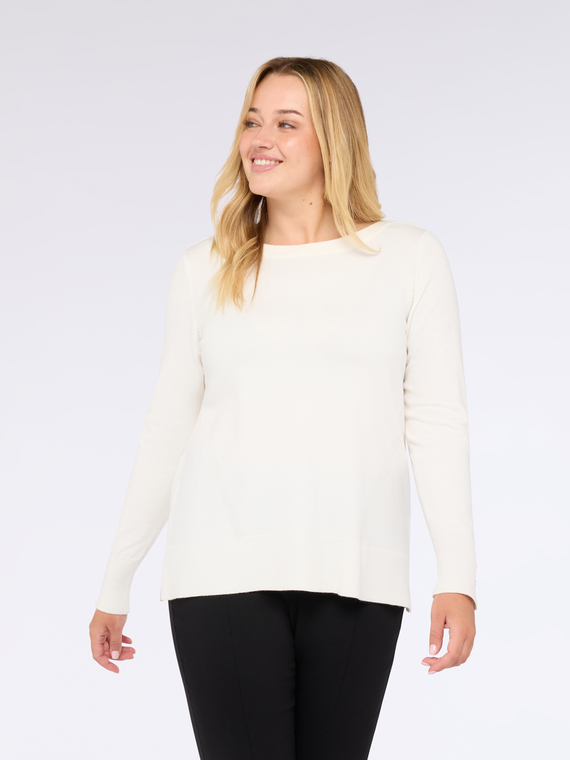 Langarmshirt mit Carmenausschnitt