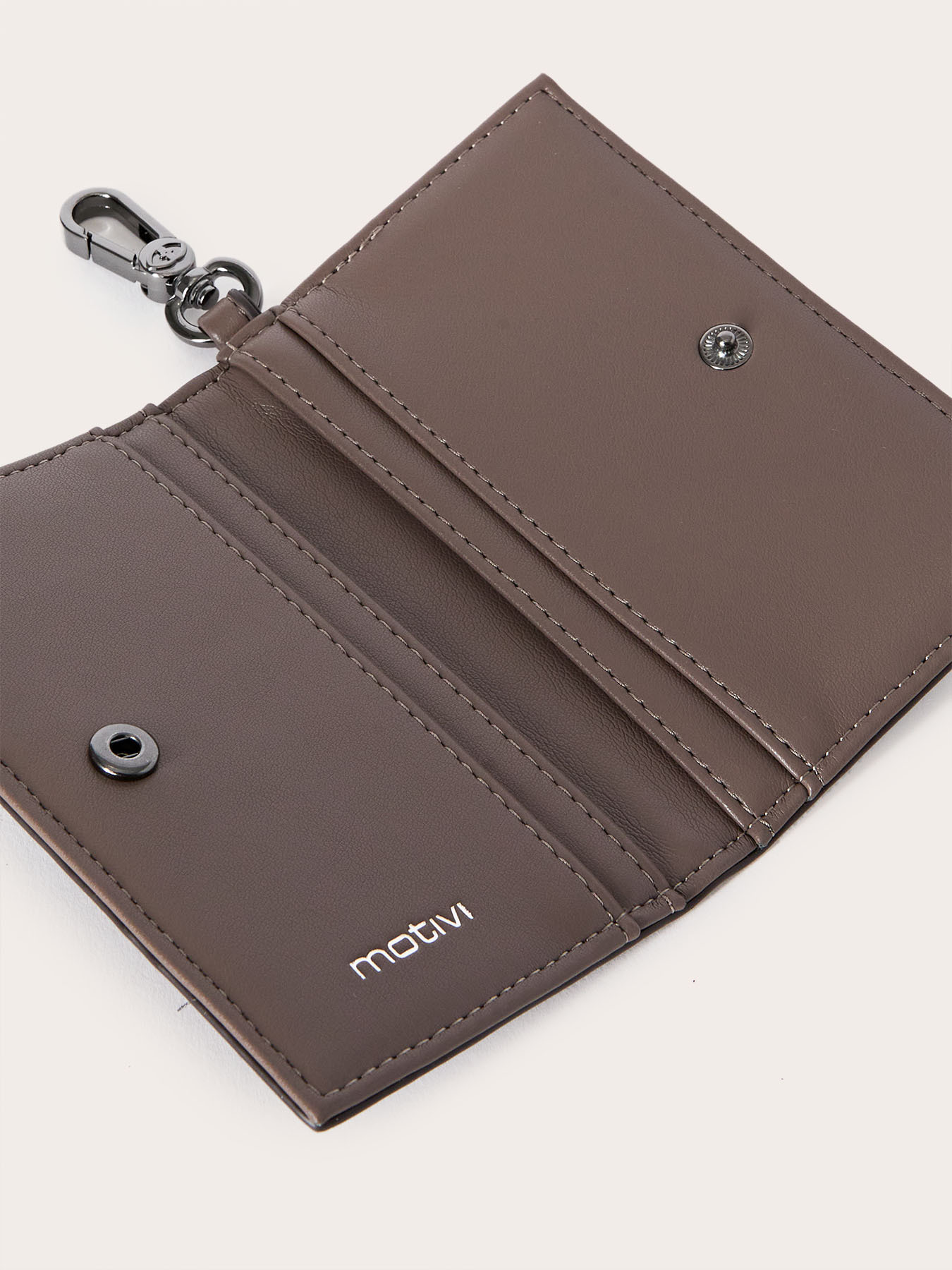 Fabric card holder with coconut print coating image number 2