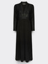 Robe longuette en deux tissus image number 4