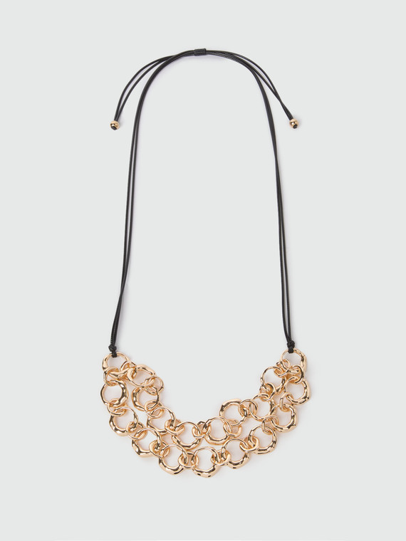 Halskette mit Doppelringkette