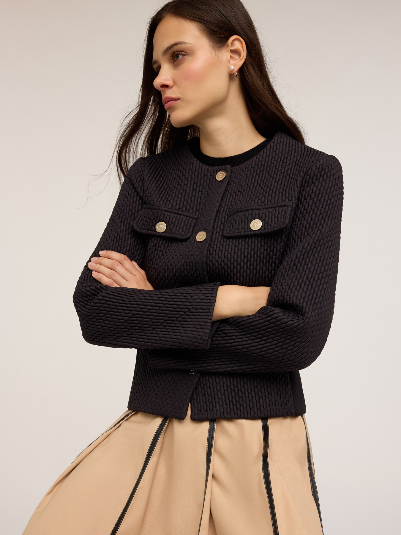 Veste en néoprène matelassé image number 3