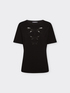 T-shirt with dragonflies embroidery image number 4