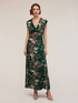 Langes Kleid mit Art-Deco-Muster image number 0