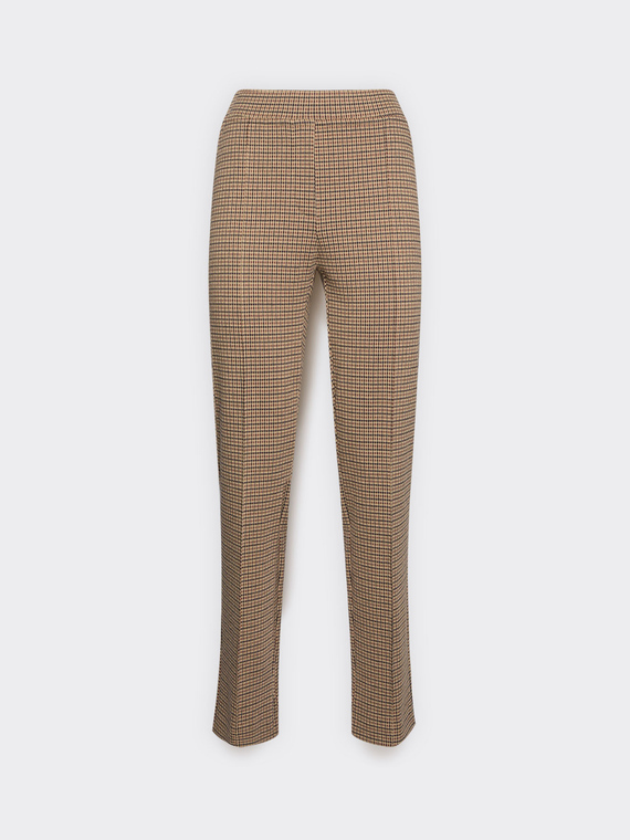 Pull-on jacquard jeggings