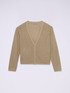 Cardigan lurex con bottoni gioiello image number 3