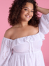 Short broderie anglaise dress image number 4