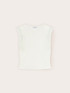 T-Shirt aus Leinenmischung mit Spitzeneins&auml;tzen image number 4