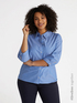 Camicia a righe misto cotone image number 1