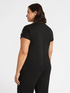 T-Shirt mit Strass-Logos image number 1