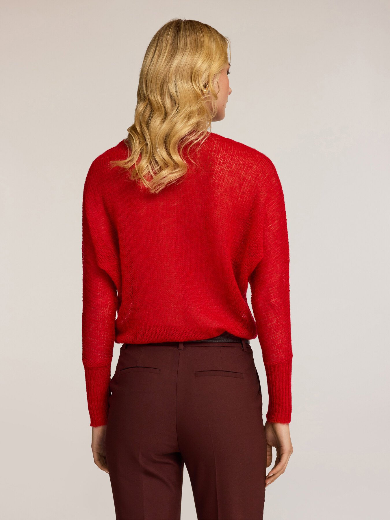 Pulover supradimensionat din amestec de mohair image number 1