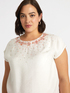 Bluse mit besticktem Ausschnitt mit Dégradé-Effekt image number 2