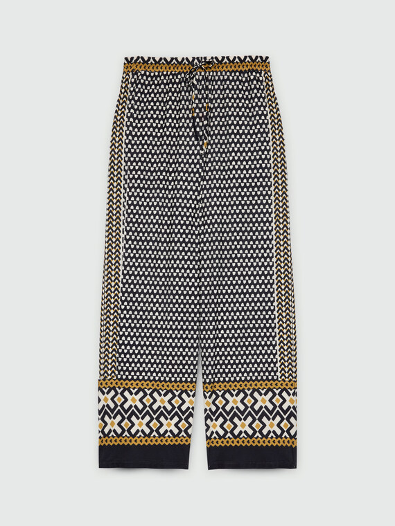 Hose mit Tribal-Print