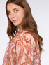 Blusa stampa paisley con laccetti image number 2