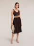 Ribbed lurex jersey dress image number 0