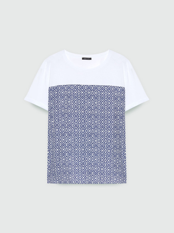 T-Shirt mit Ethno-Print