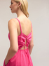 Voile dress with back cut-out image number 2
