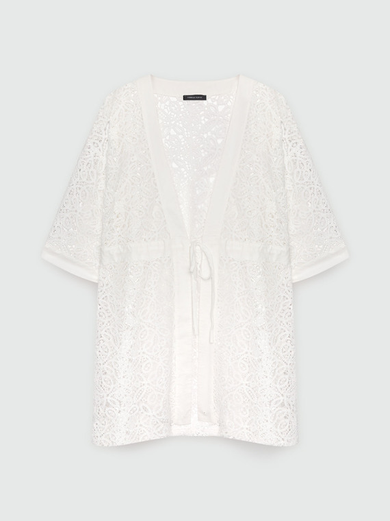 Lace open shrug