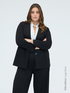 Fitted blazer in stretch fabric image number 0