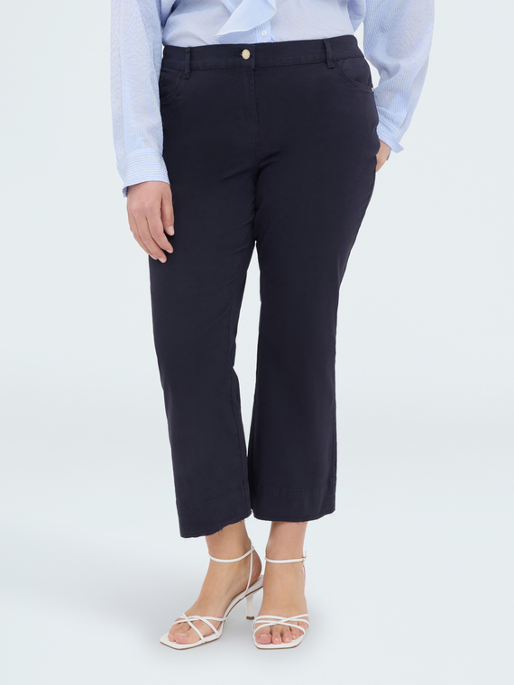 Pantaloni Kick Flare flare in cotone