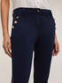 Pantaloni regular con bottoni metallici image number 3