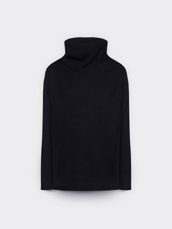 Pull à col amovible