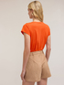 Tricou cu broderie croșetată image number 1