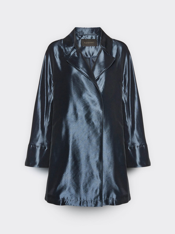 Veste longue en taffetas