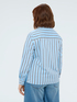 Striped shirt with tie image number 2