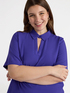 LENZING™ ECOVERO™ viscose boxy blouse image number 3