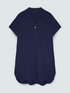 Kleid mit Polokragen und Schmuckknopf image number 4