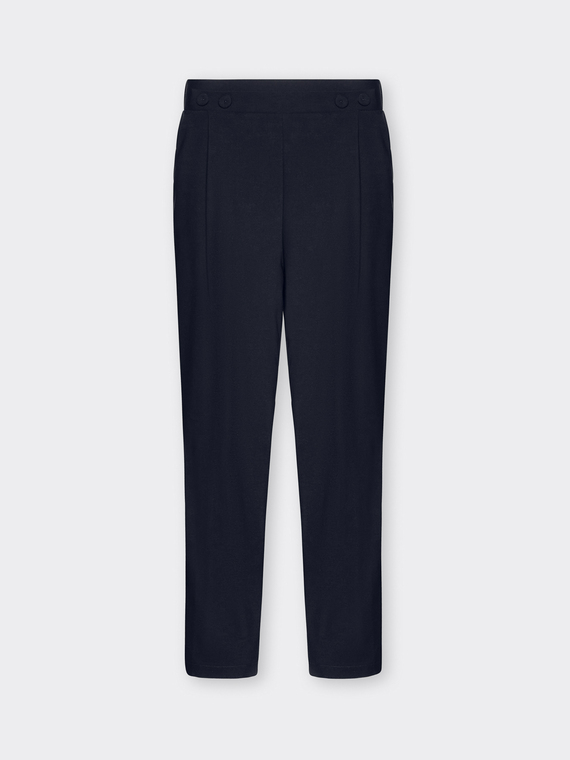 Pantaloni ampi con pieghe